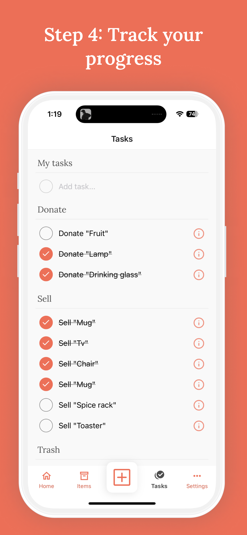 Step 4: Track your progress
